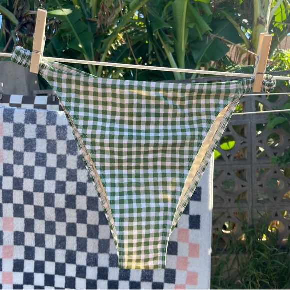 Peony Picnic Bikini Bottom // 12 // Holiday Gingham - Picture 3 of 4